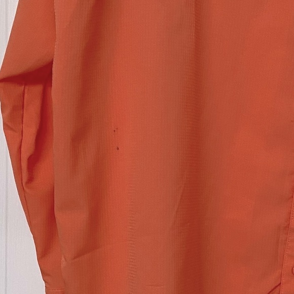 Columbia PFG Back Vented Button Front Active Wear Shirt Orange Sz XL - Picture 6 of 6